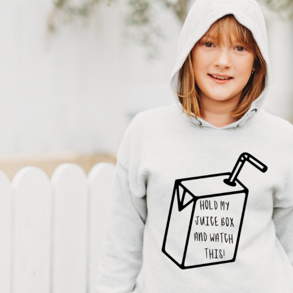 Hold my Juice Box Youth Hoodie